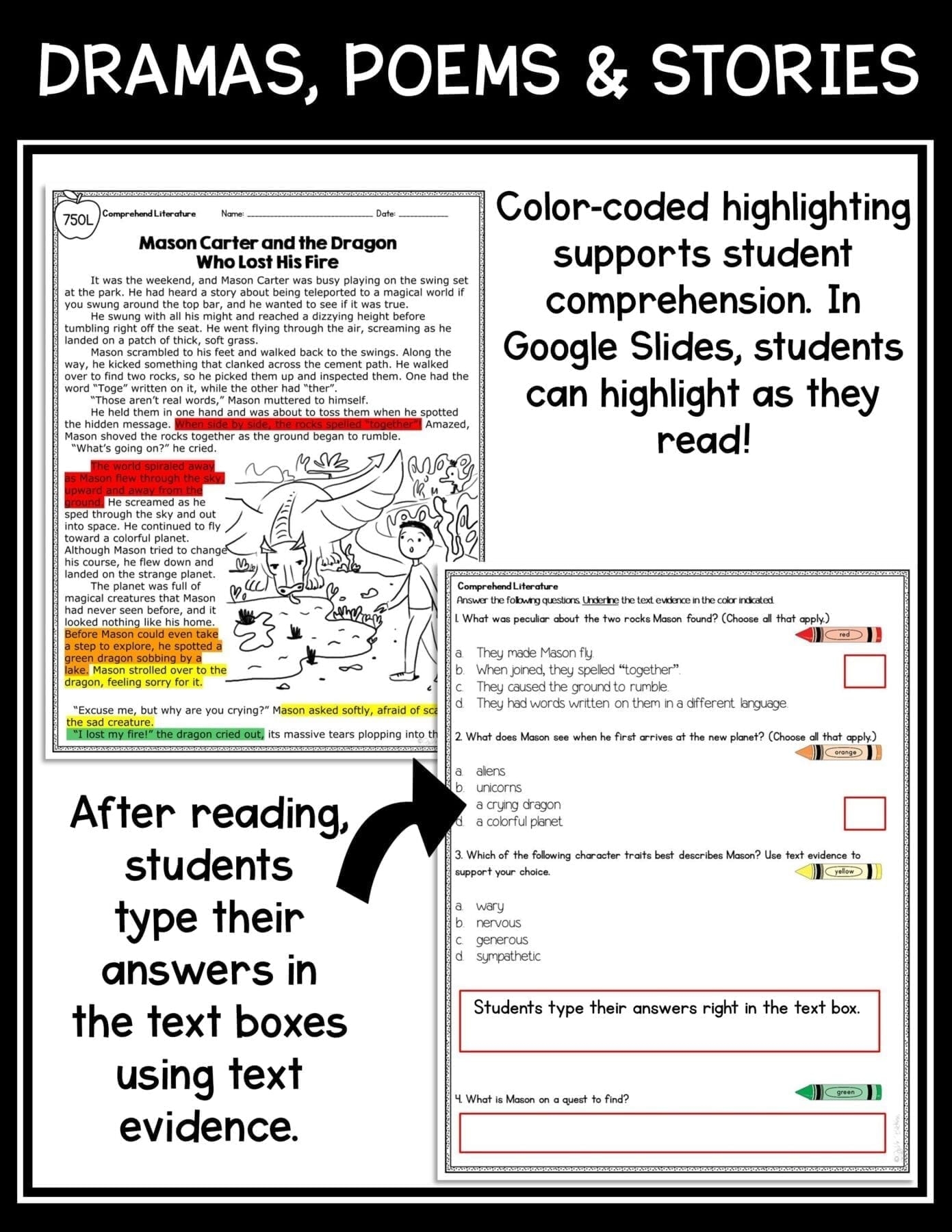 Comprehend Literature 4th 5th Grade MagiCore