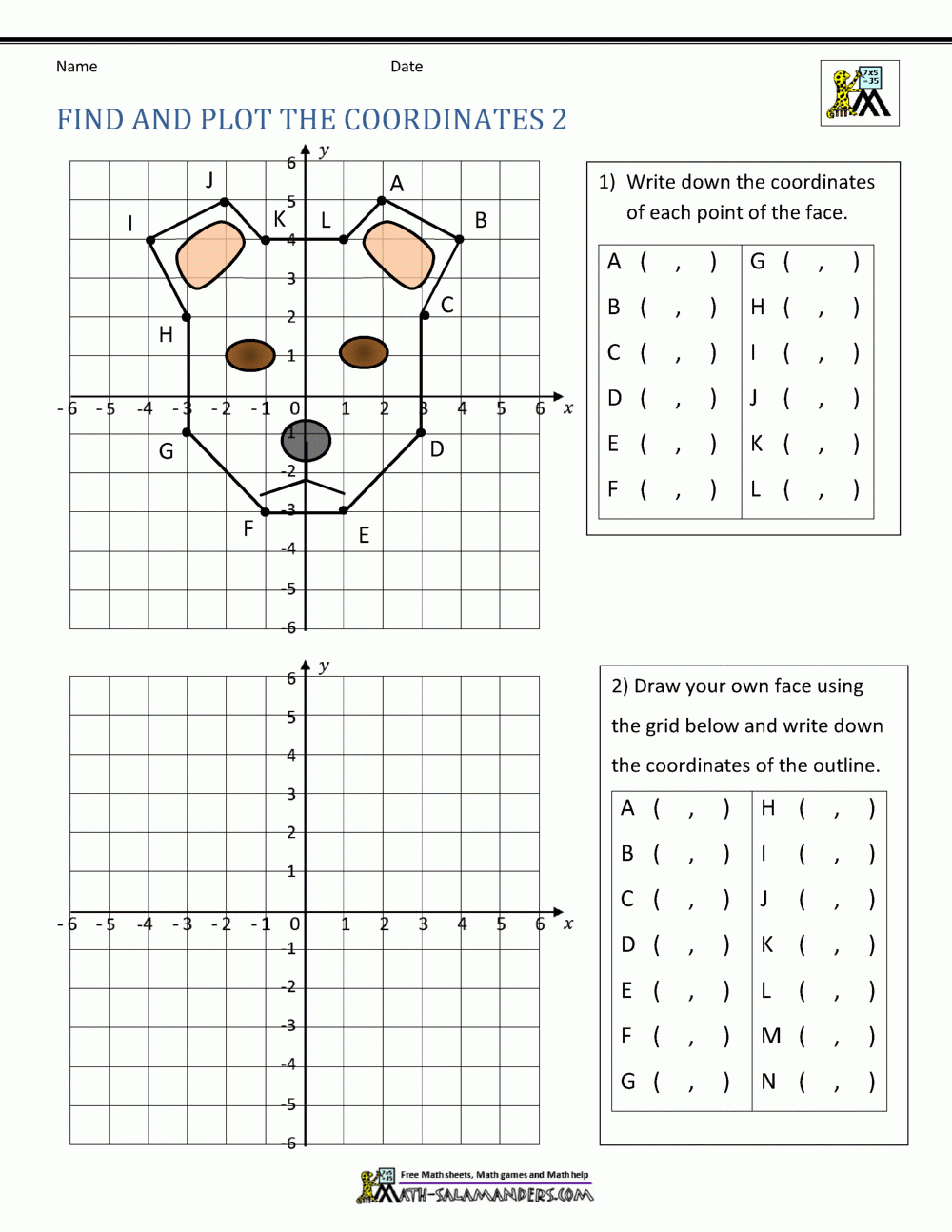 Coordinate Plane Coloring Worksheets Coordinate Plane Coloring Worksheets