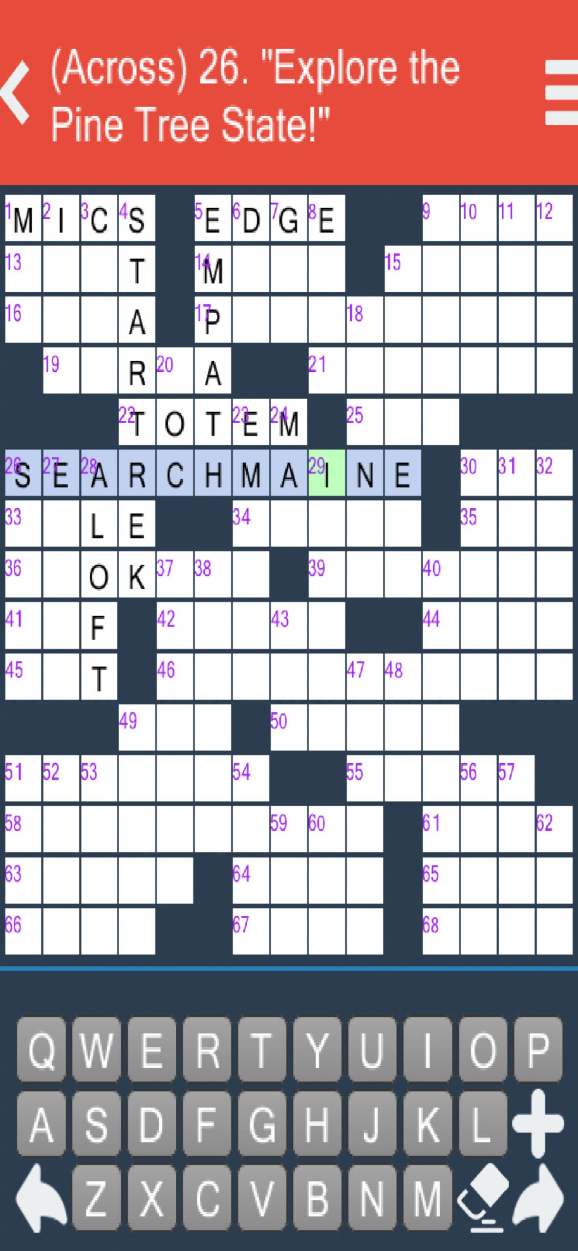 answers to daily themed crossword