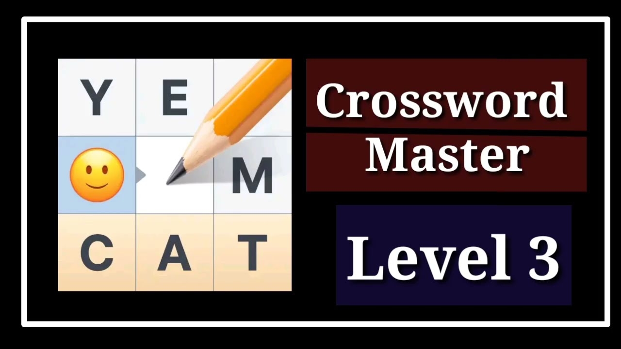 Crossword Master Word Puzzle Level 3 YouTube