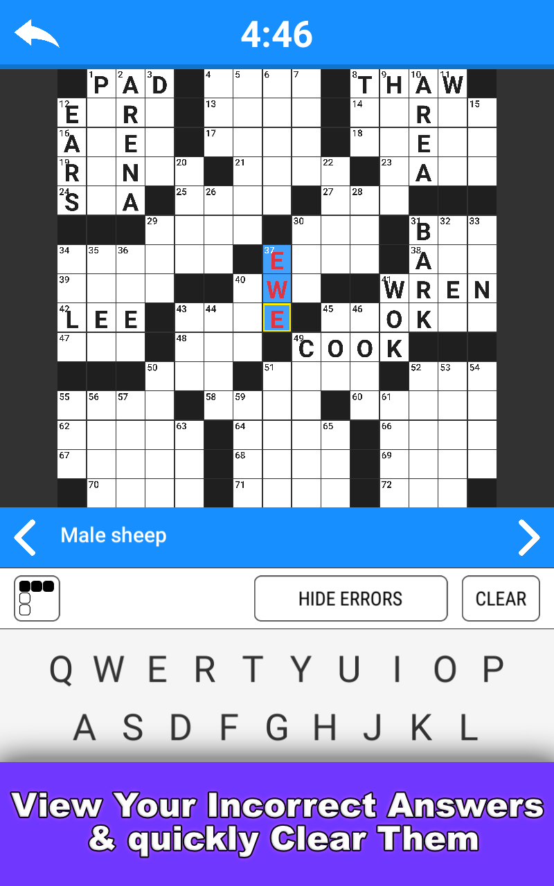 Crossword Puzzle Game Free Daily American Crosswords App On Amazon Appstore