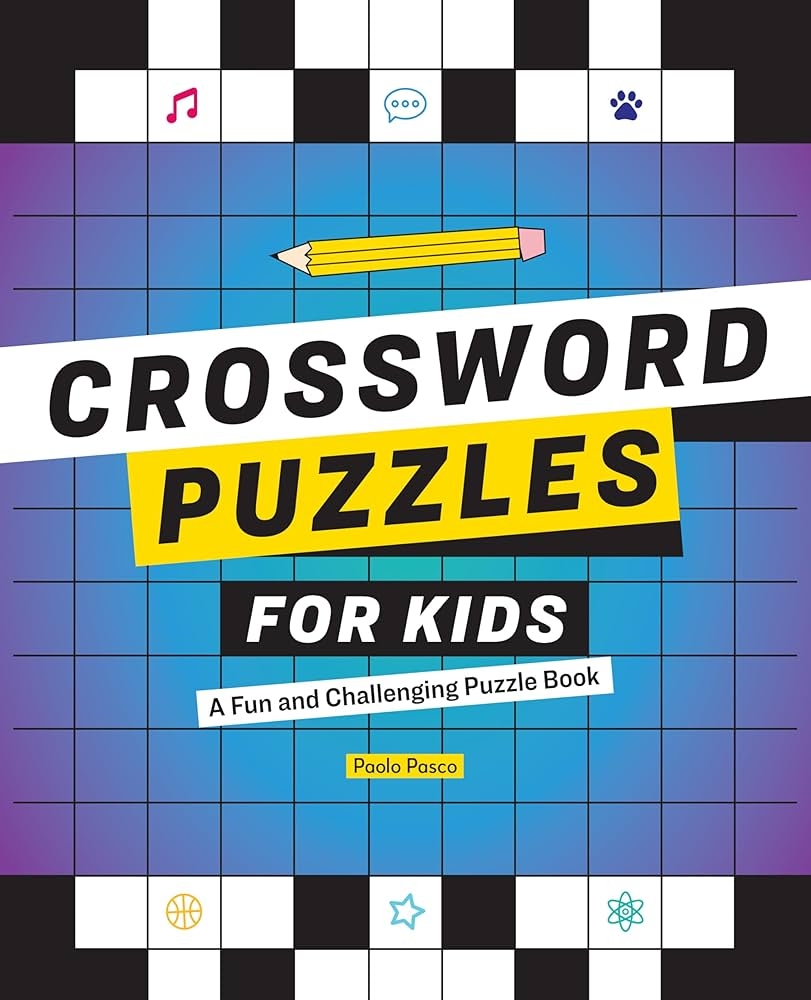 Crossword Puzzles For Kids A Fun And Challenging Puzzle Book Pasco Paolo 9781646118021 Amazon Books