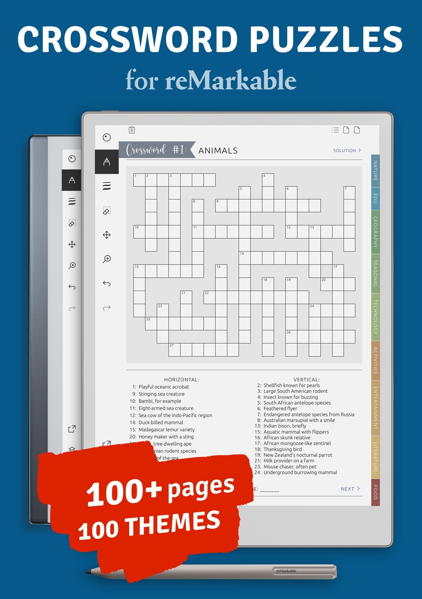 sea in french crossword clue