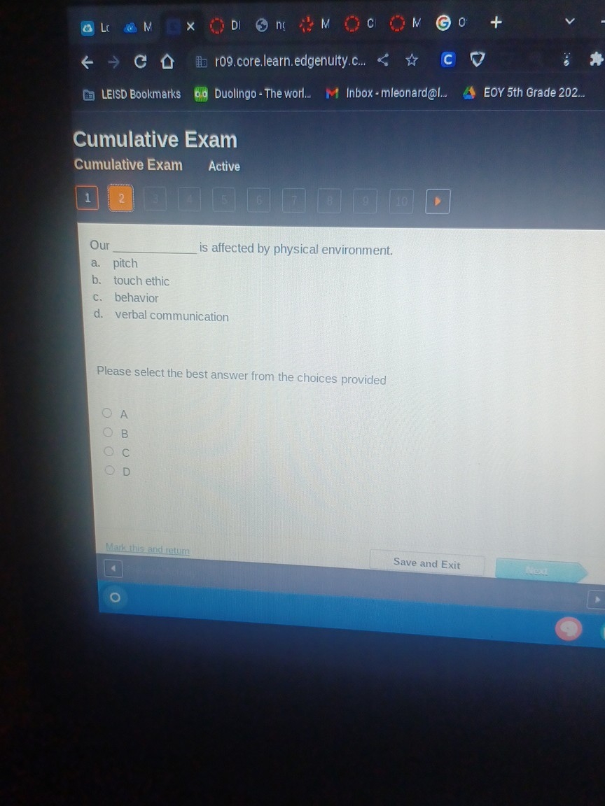 please select the best answer from the choices provided