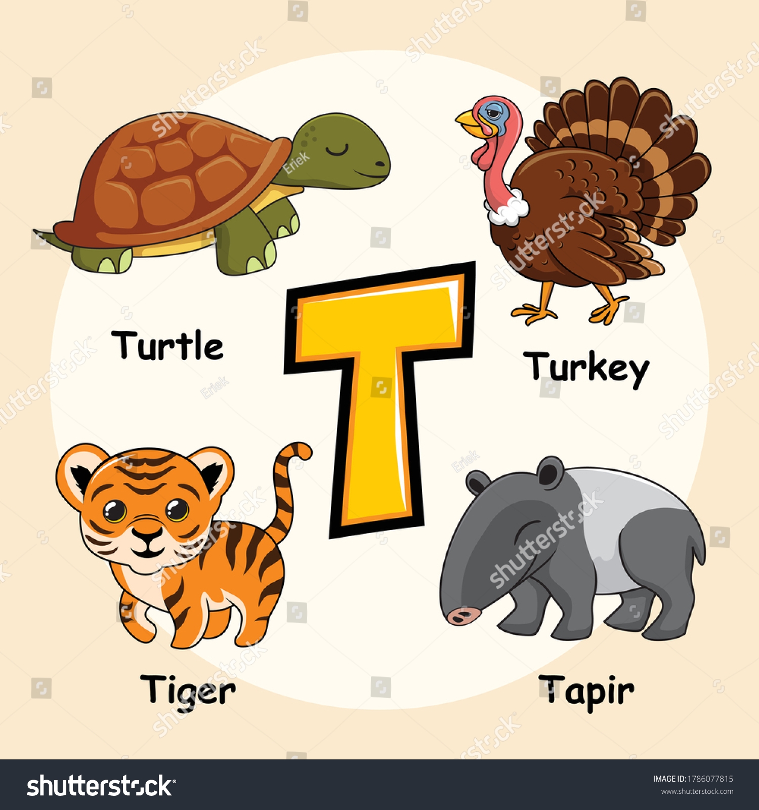 animals that begin with letter t