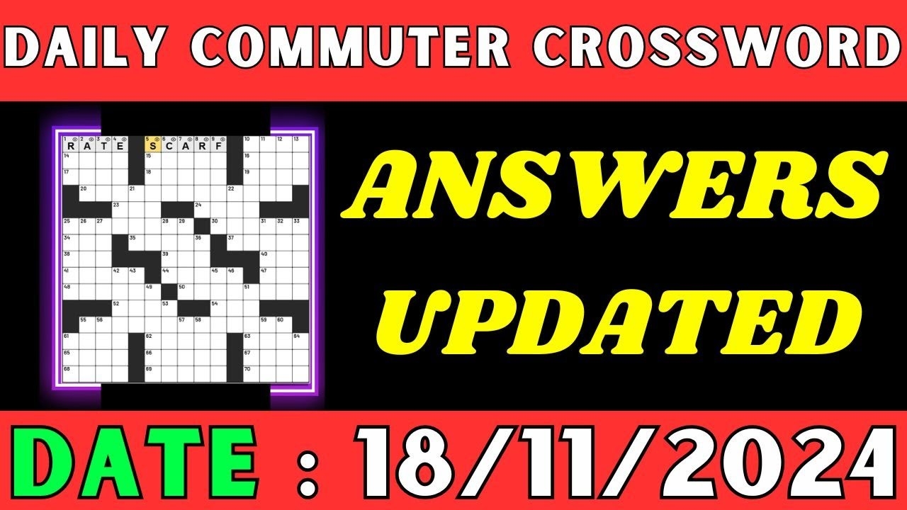 daily commuter puzzle today