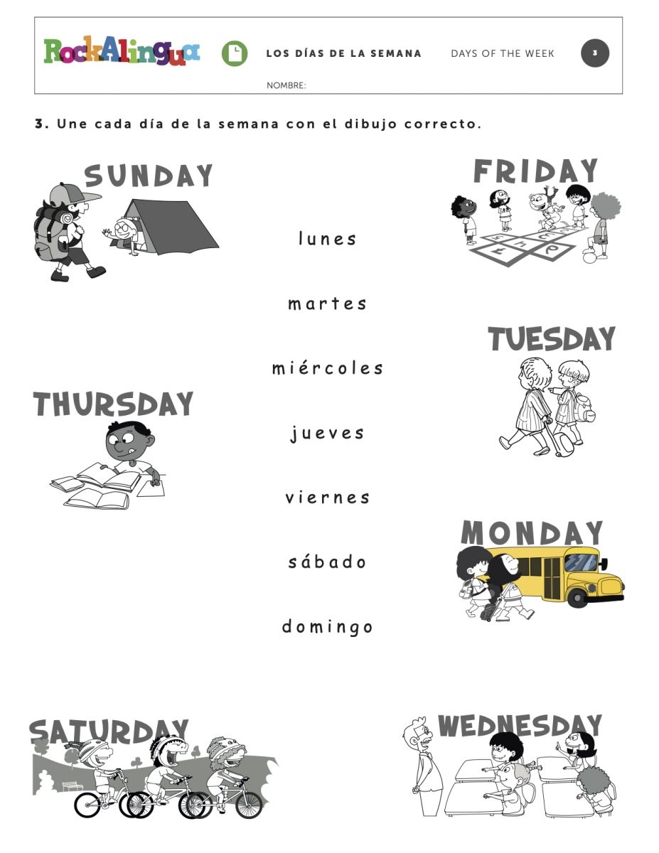 fin de semana actividades worksheet pdf