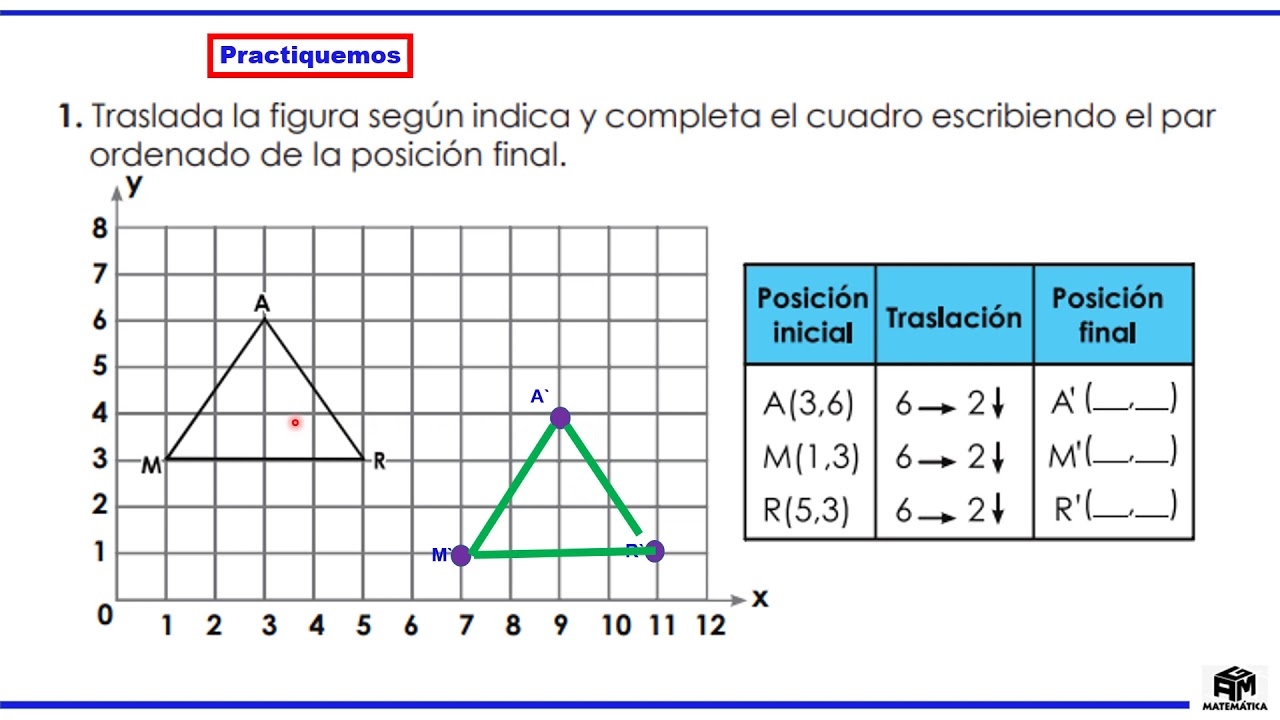Desplazamiento De Objetos En El Plano 3ero De Primaria YouTube