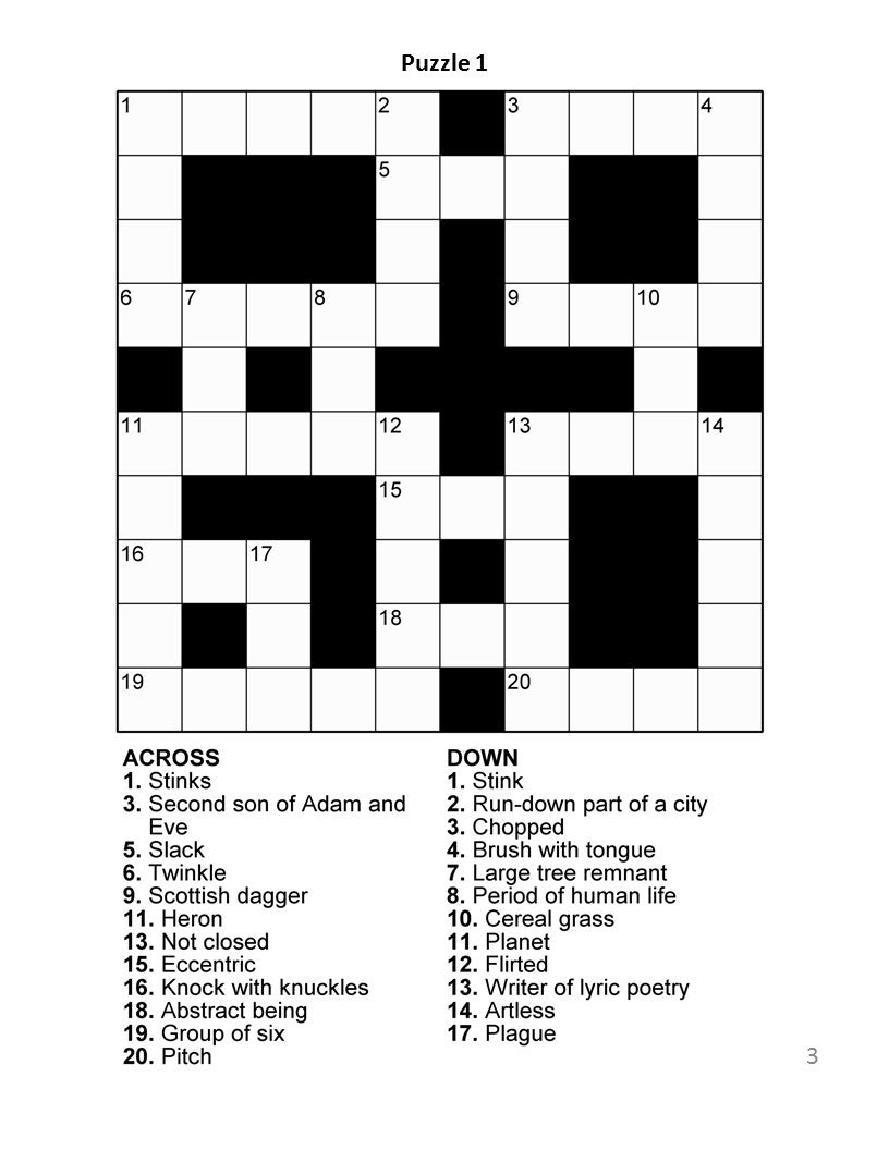 teenage crossword puzzles printable teenage crossword puzzles printable
