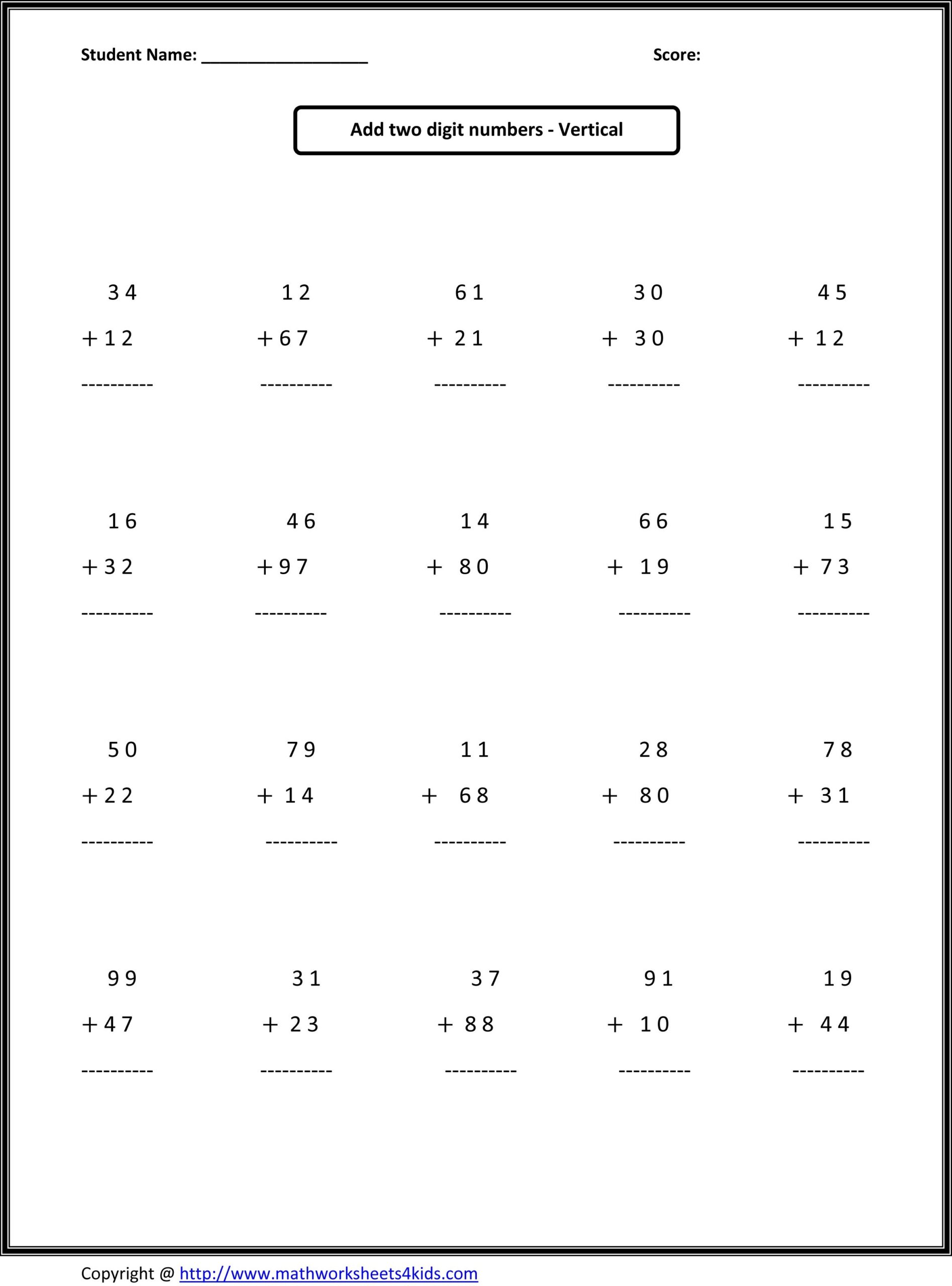 free worksheets for 2nd graders