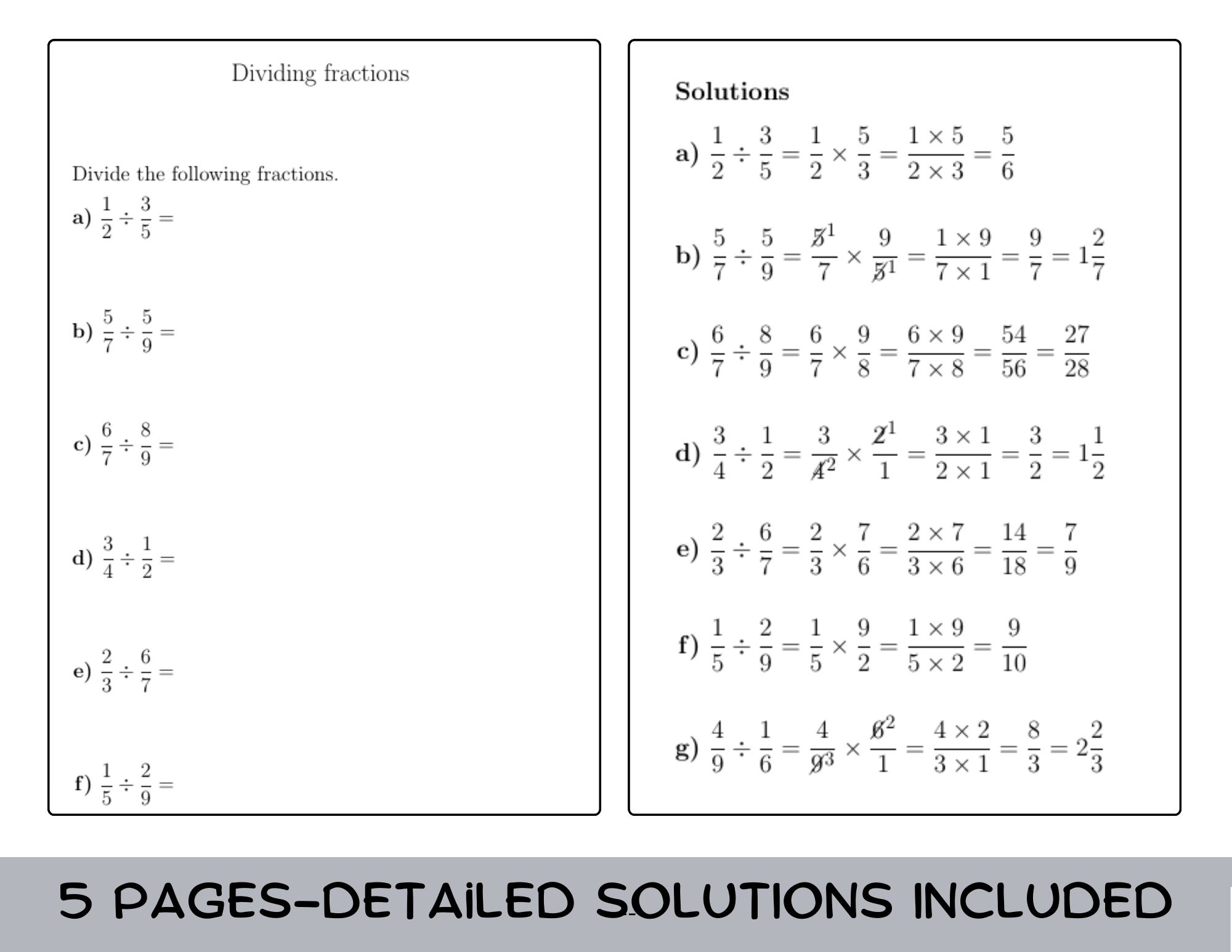adding and subtracting multiplying and dividing fractions worksheet