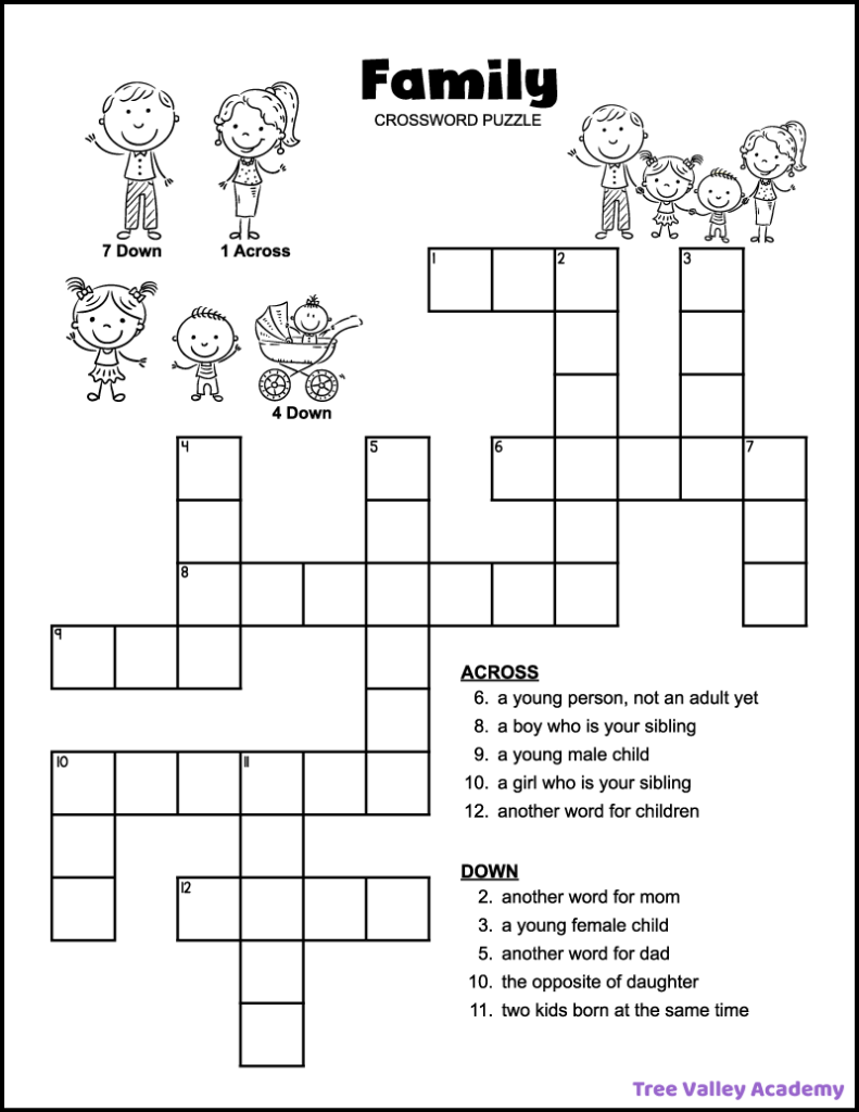 simple crosswords for seniors