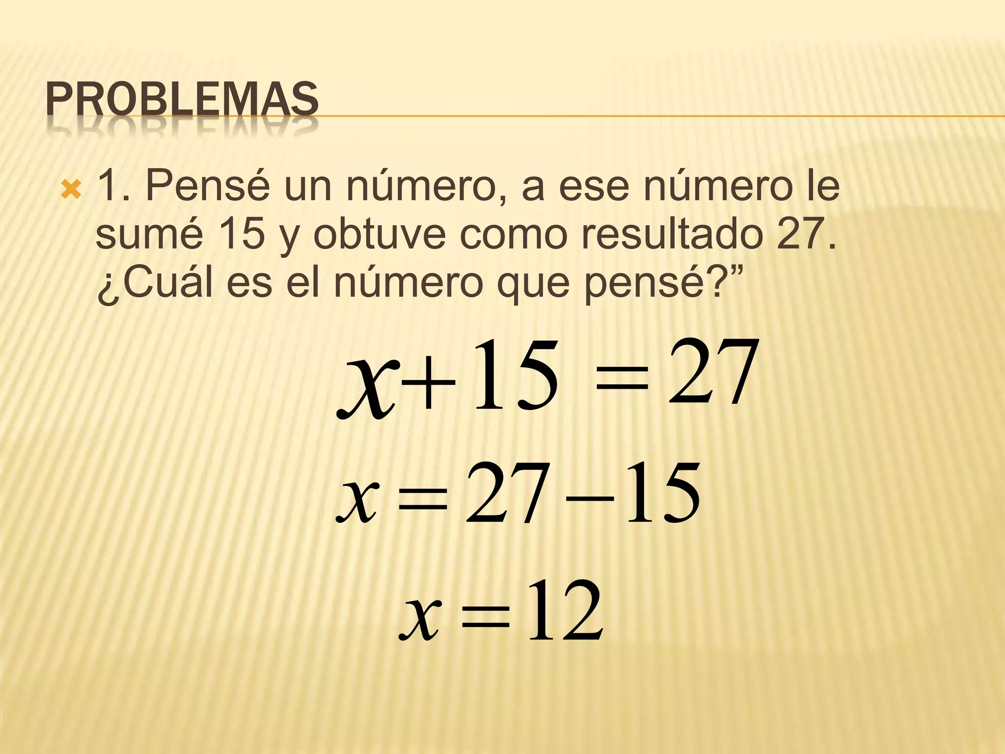 Ecuaciones De Primer Grado De La Forma A x b PPTX