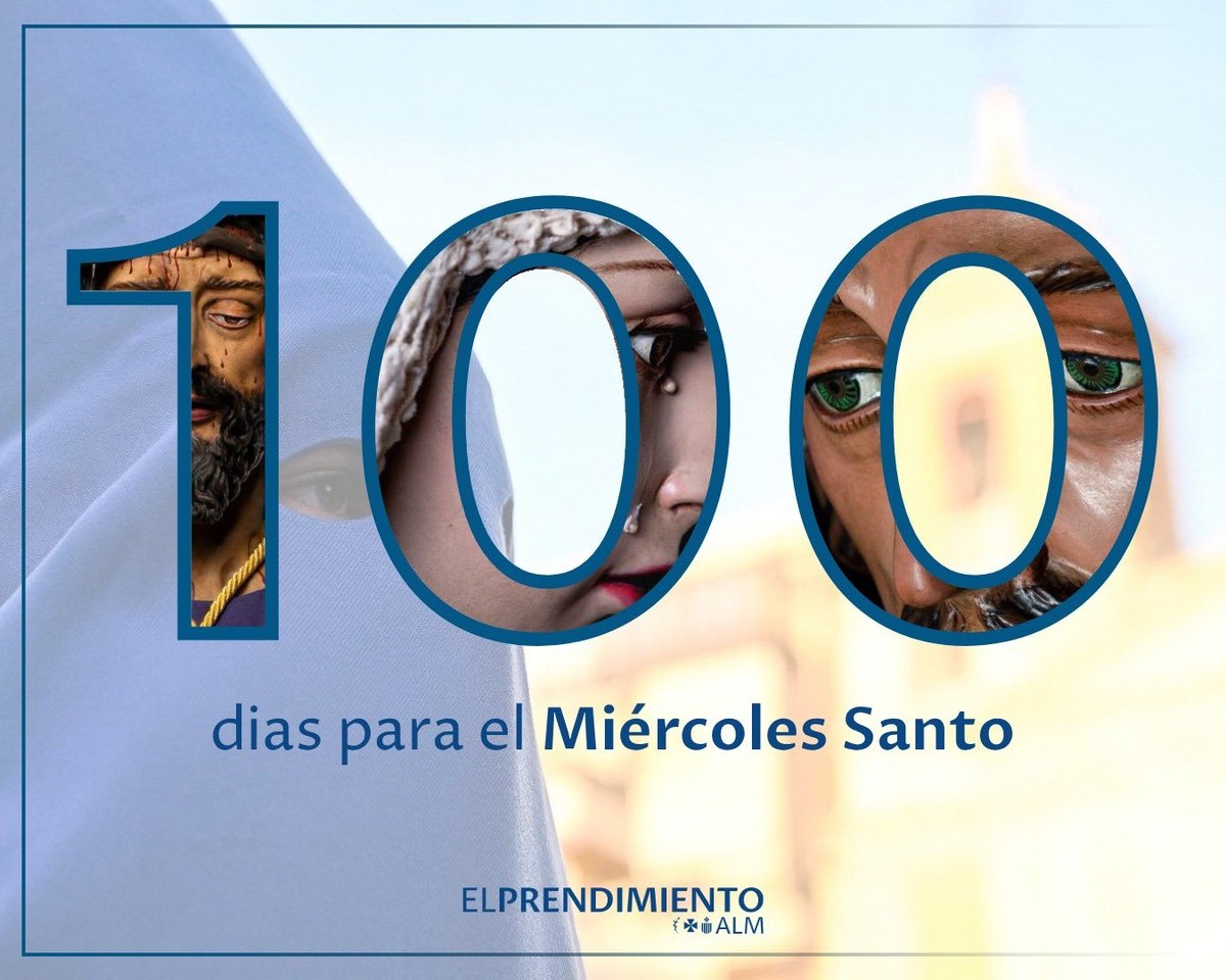  El Mejor Regalo Del D a De Hoy Nos Lo Ha Dado El Calendario Que Nos Recuerda Que Estamos A 100 D as De Vivir Un Nuevo MiercolesSanto La Cuenta Atr s Comienza La