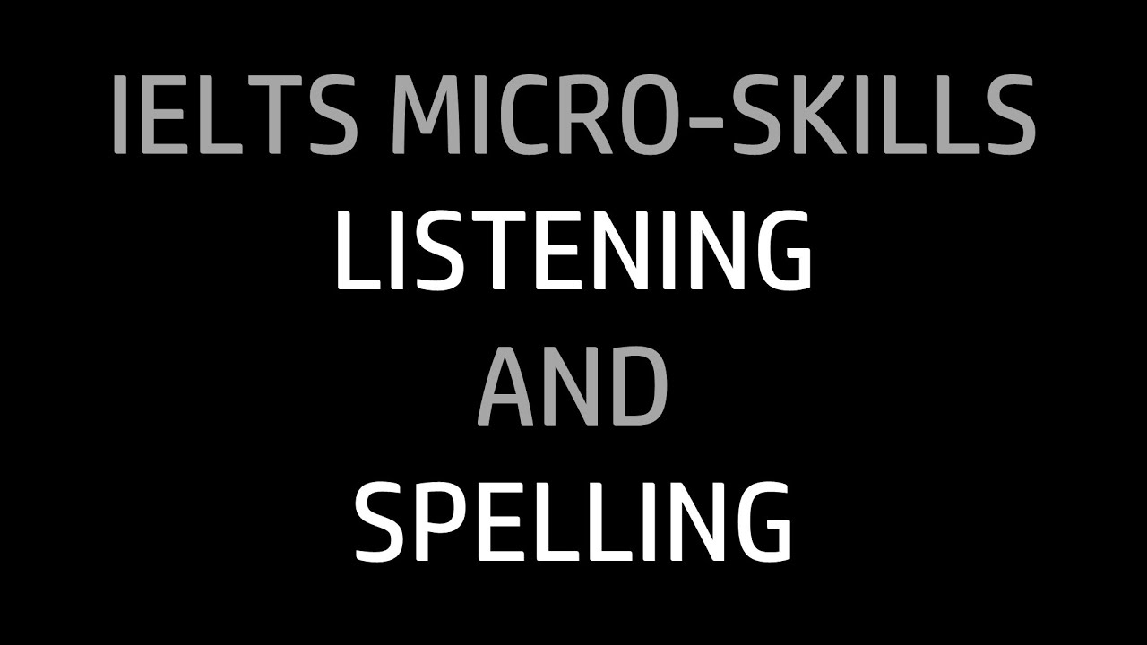 how to spell listening