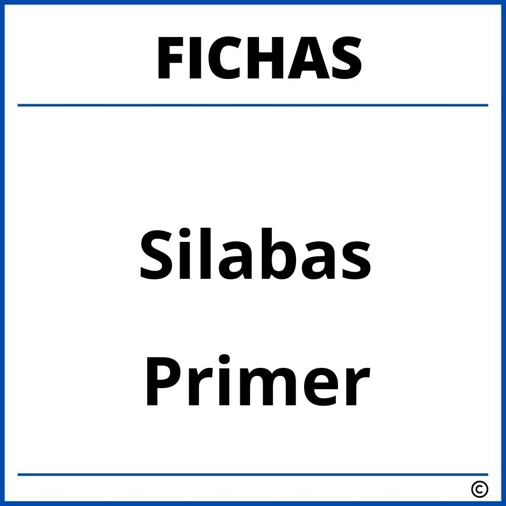  Fichas De Silabas Para Ni os De Primer Grado