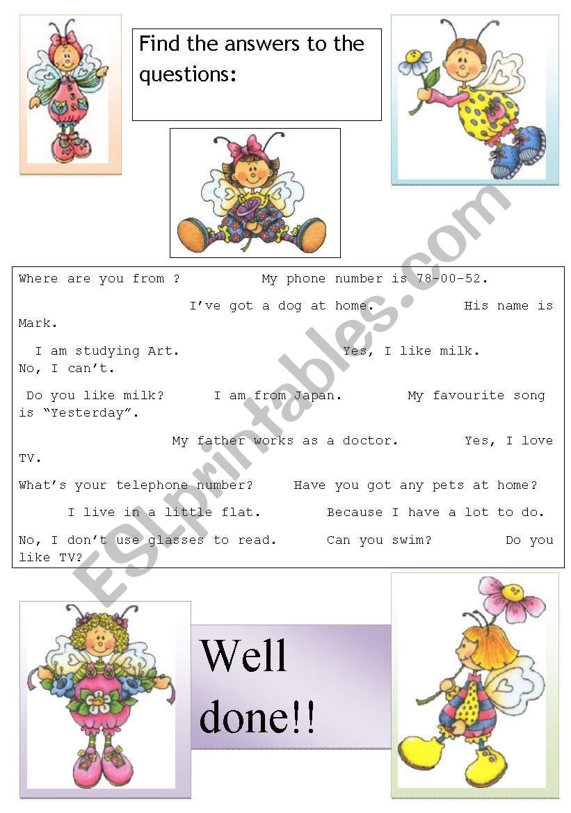 how to find the answers to any worksheet