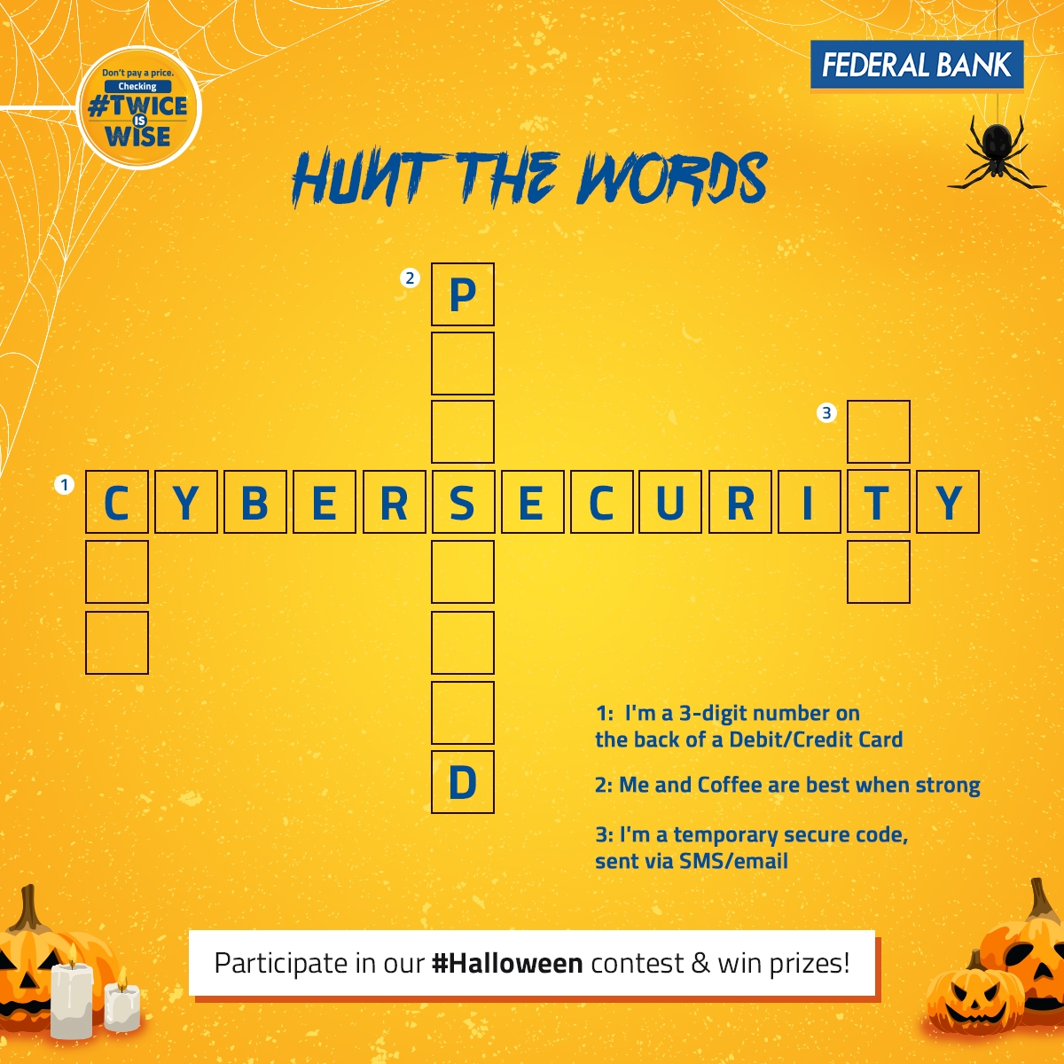 Find The Words In The Puzzle Comment Below Tag Us Use The Hashtag TwiceIsWise Before 31st Oct It s Time For A Good Halloween Hunt Refrain From Sharing Any Information Related To