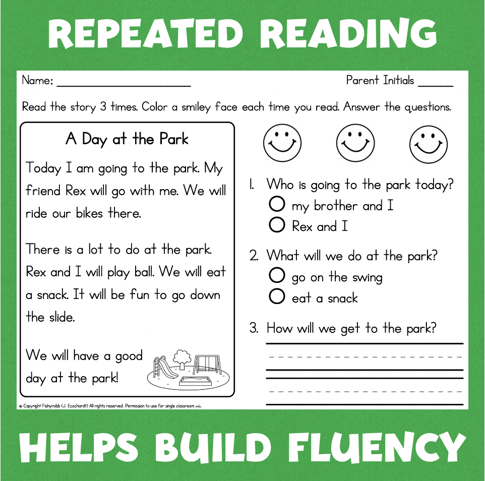 first grade comprehension worksheets