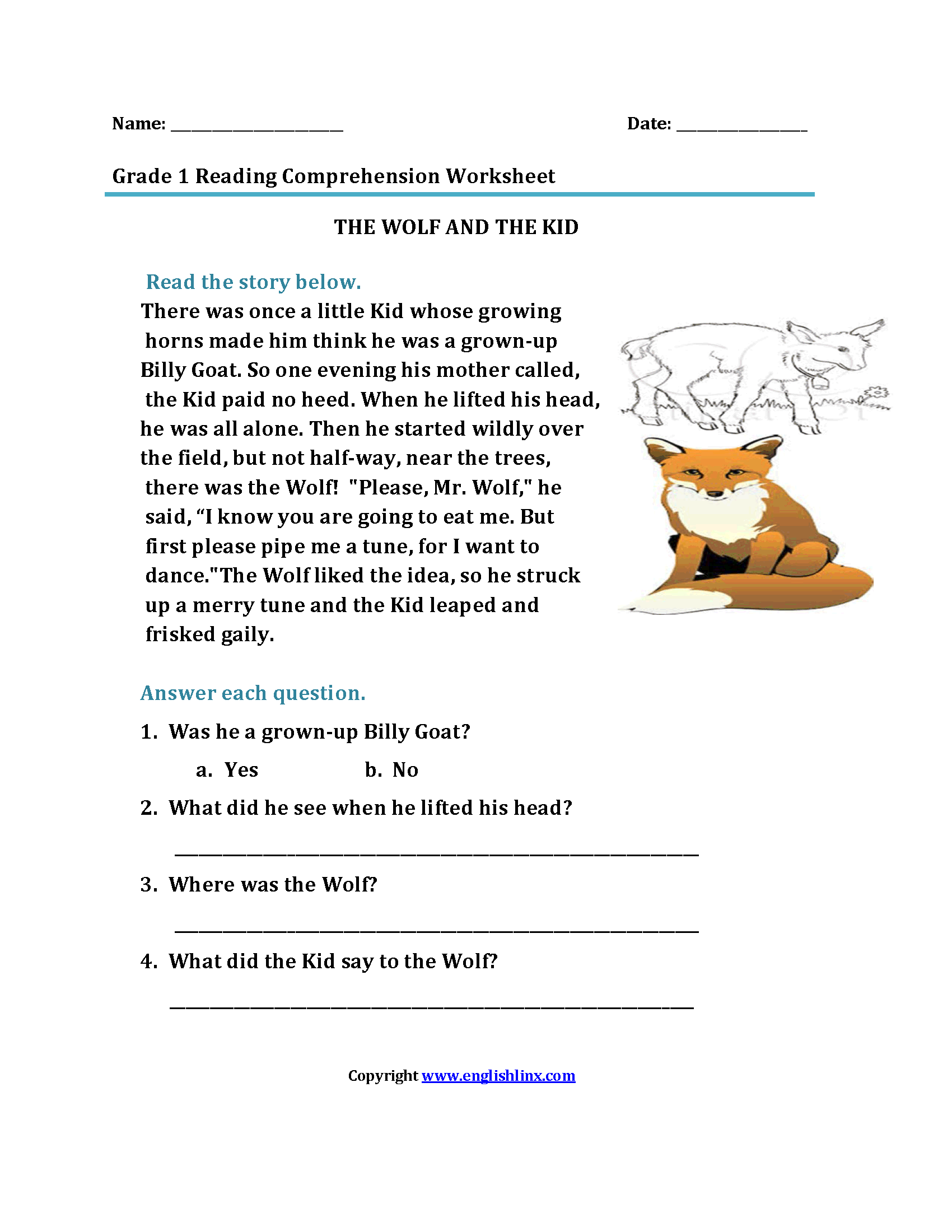 First Grade Reading Worksheets Improve Fluency Vocabulary