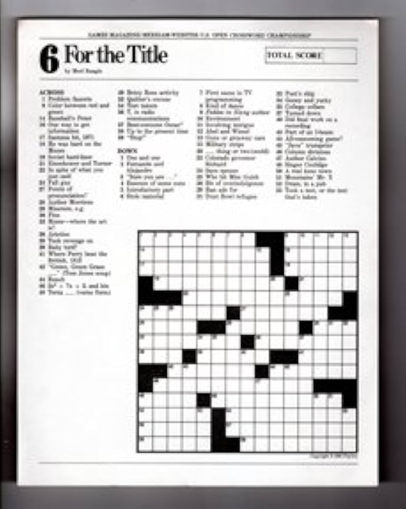 most difficult crossword puzzle
