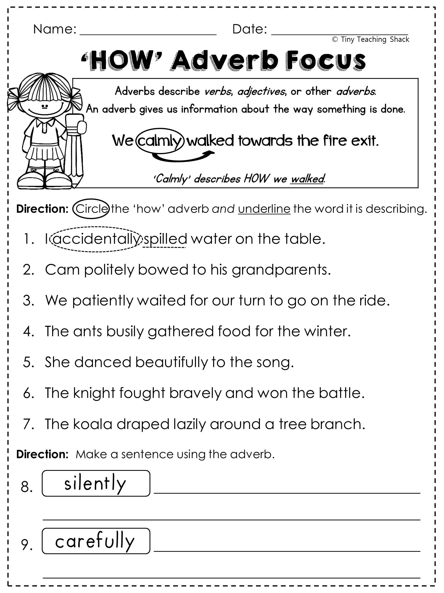 adverbs for second graders