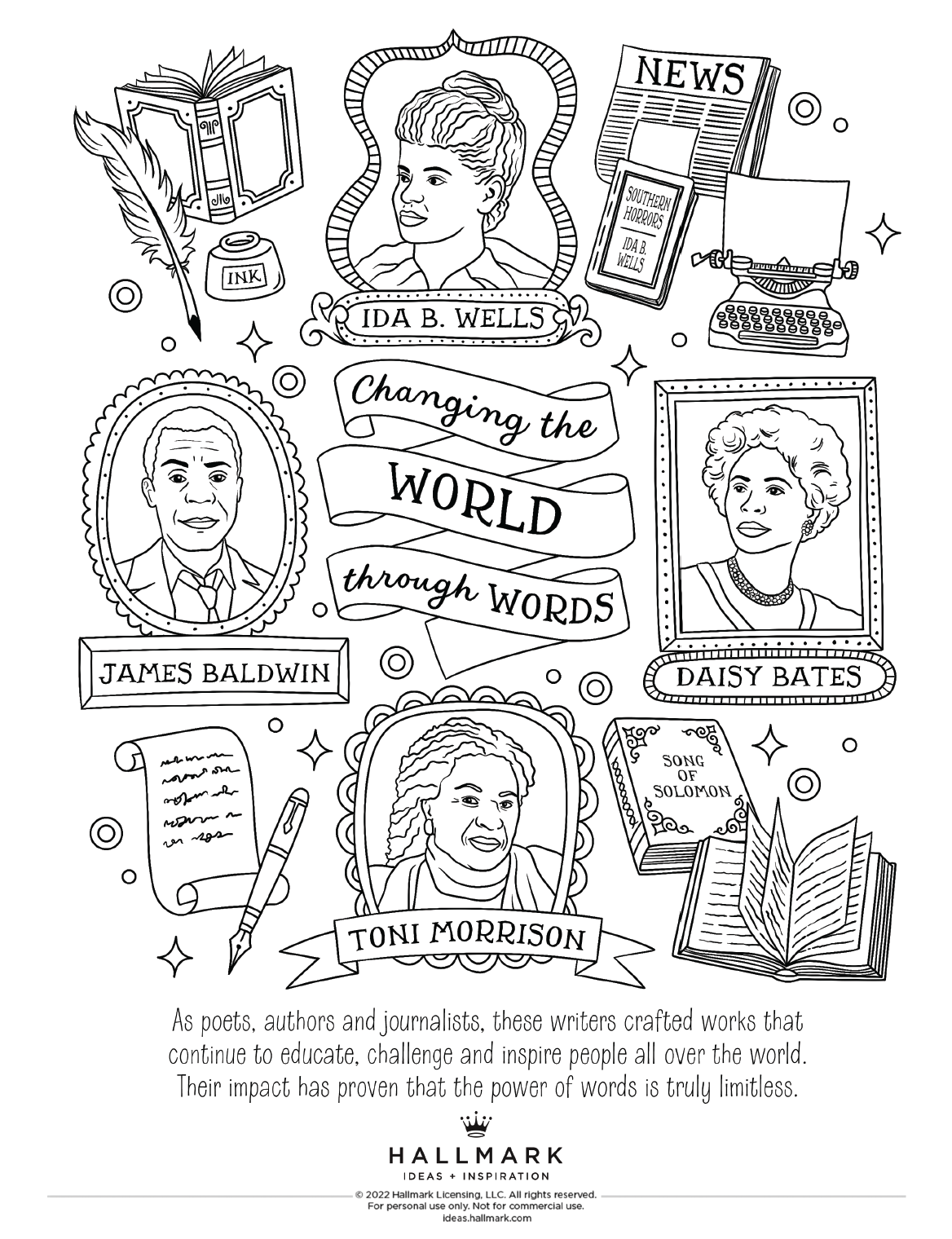 Free Black History Month Coloring Pages To Celebrate With The Family Or In The Classroom Hallmark Ideas Inspiration Free Black History Month Coloring Pages To Celebrate With The Family Or In The Classroom Hallmark Ideas Inspiration