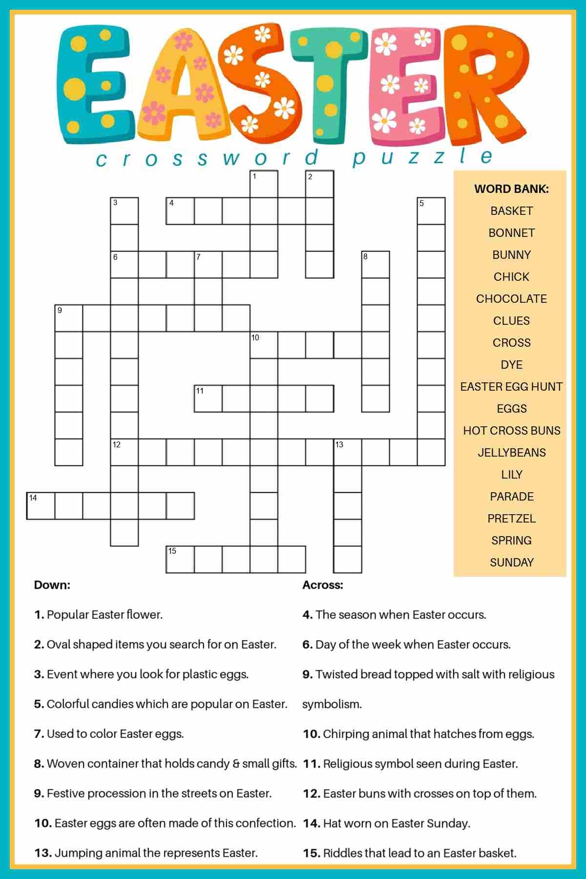 large print crossword puzzles