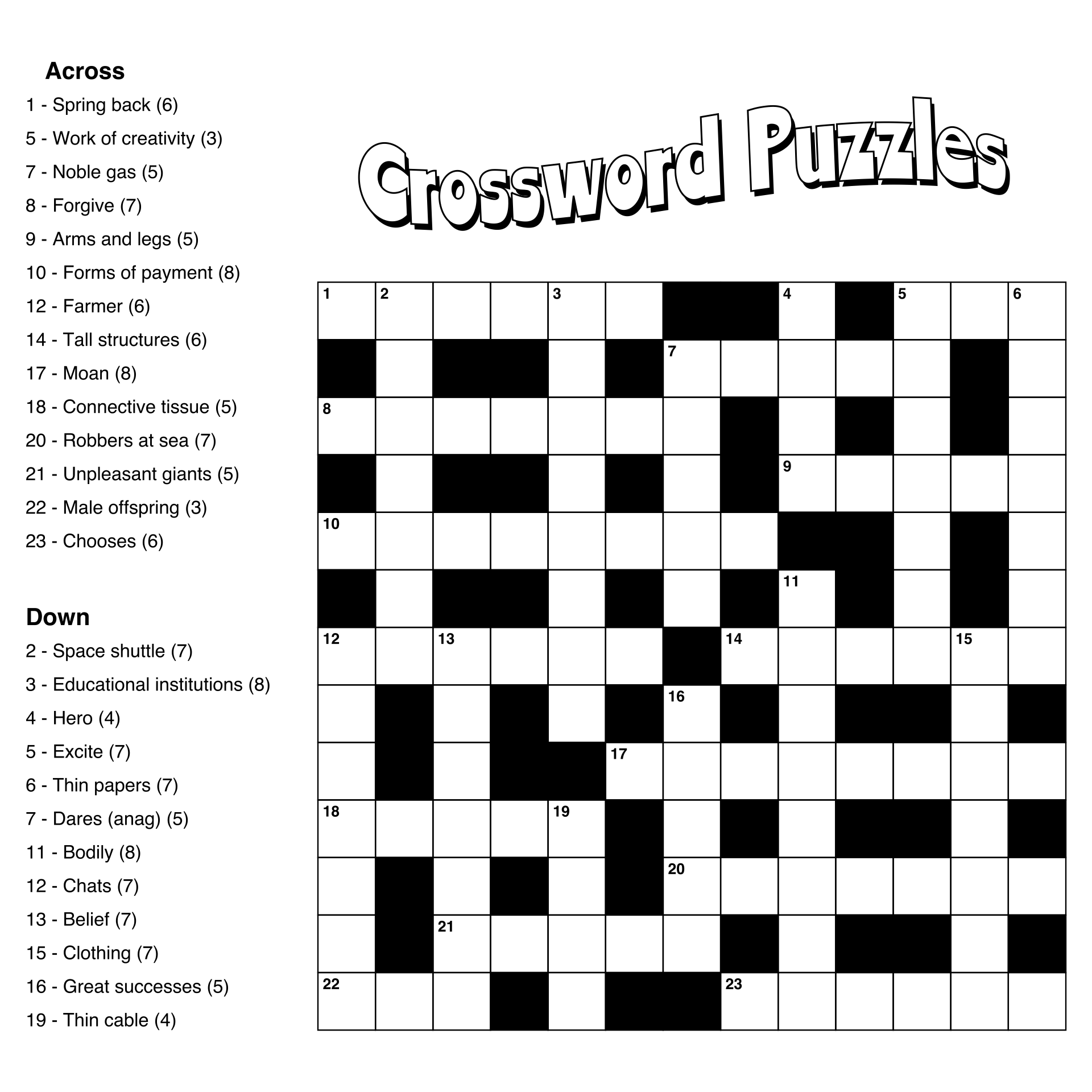 Free Free Printable Crossword Puzzles Easy Difficulty Download Free Free Printable Crossword Puzzles Easy Difficulty Png Images Free Worksheets On Clipart Library
