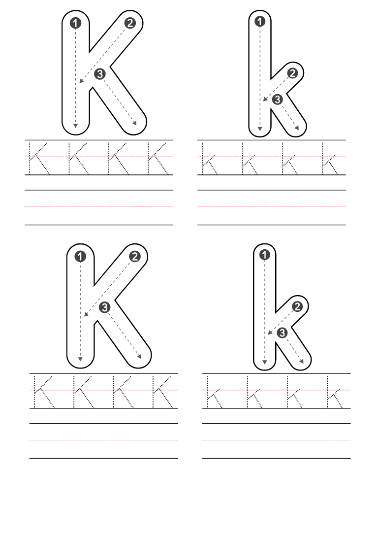 Free Preschool Letter K Worksheets Printable PDF Free Preschool Letter K Worksheets Printable PDF