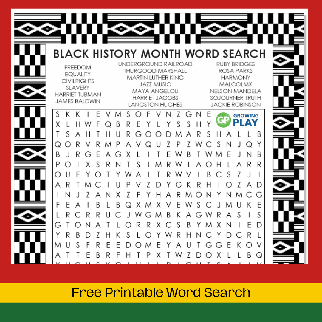 black history printables free