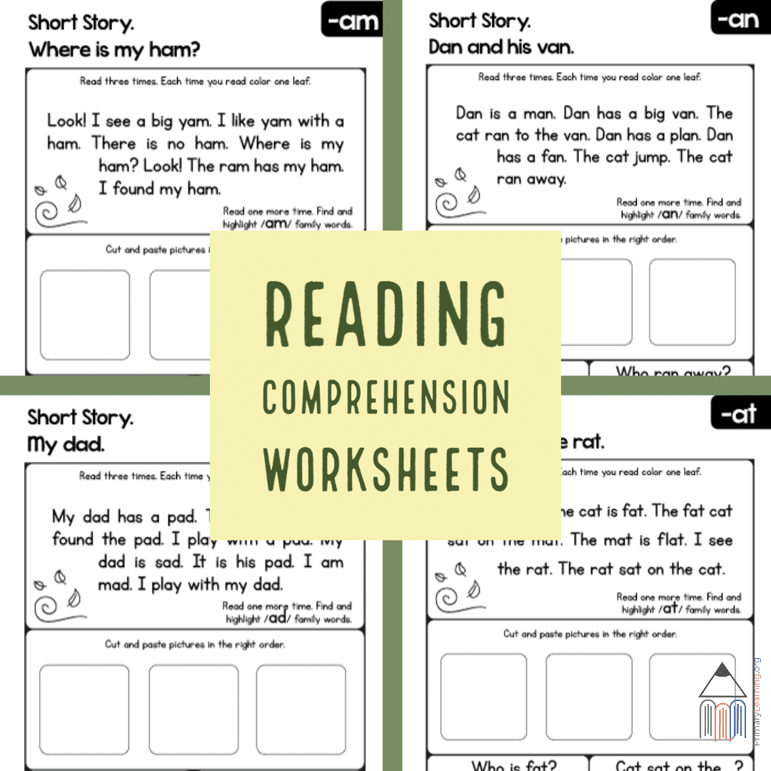 free reading comprehension printables