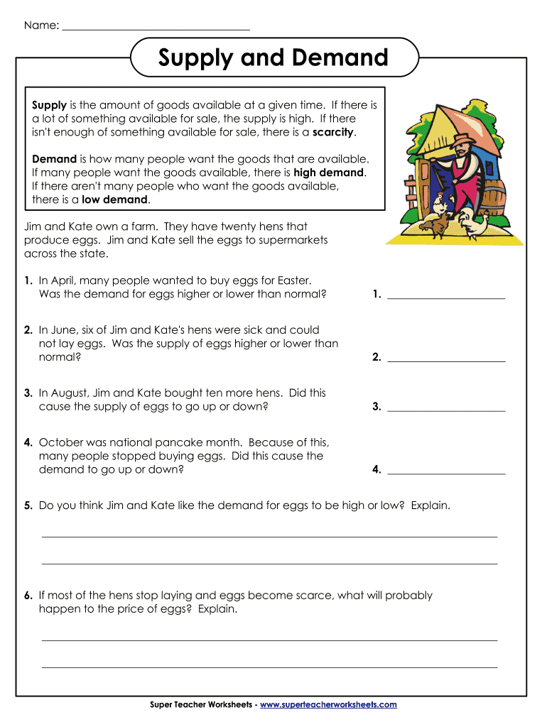 Free Worksheet Supply And Demand Download Free Worksheet Supply And Demand Png Images Free Worksheets On Clipart Library