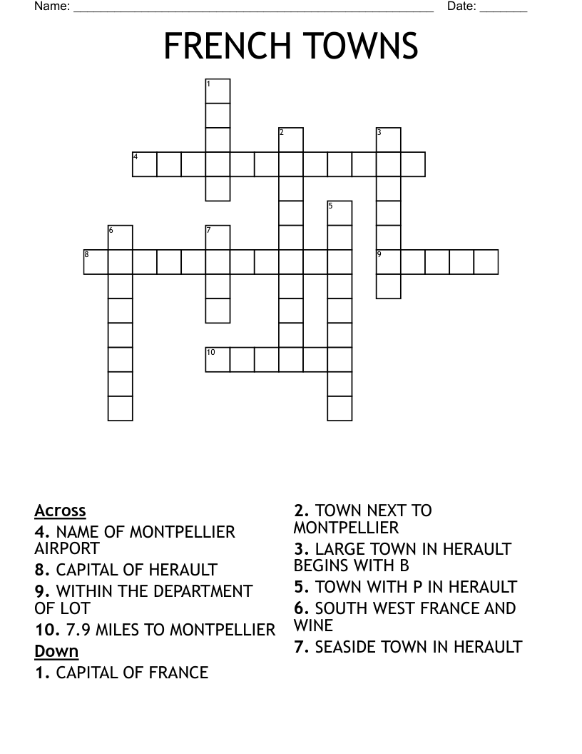 wine in france crossword