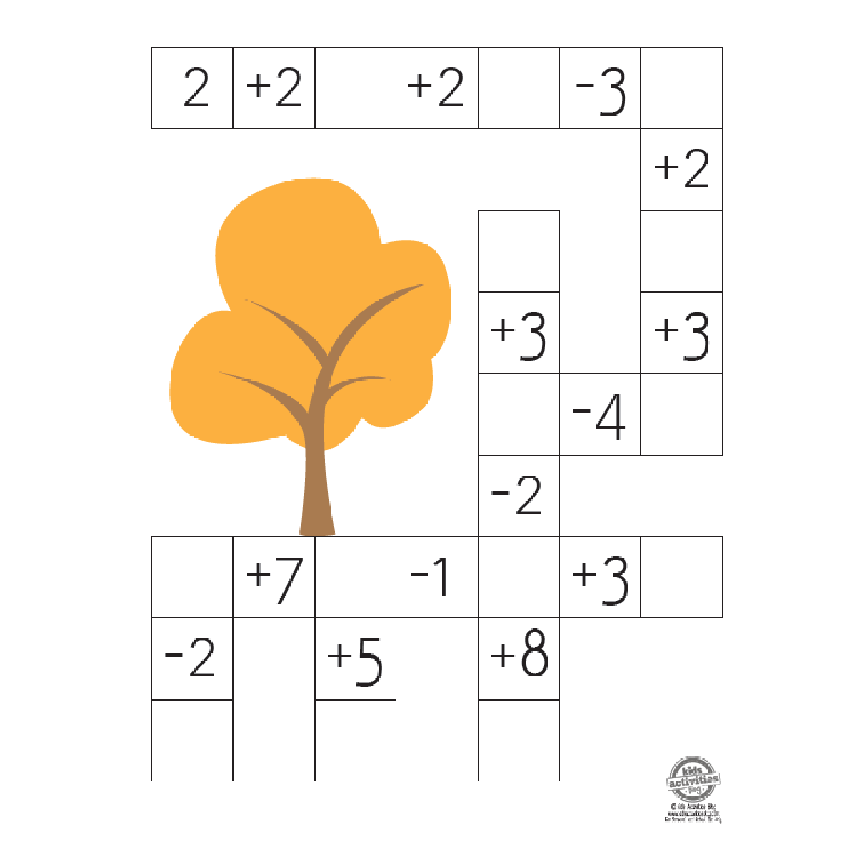 free math crossword puzzles printable
