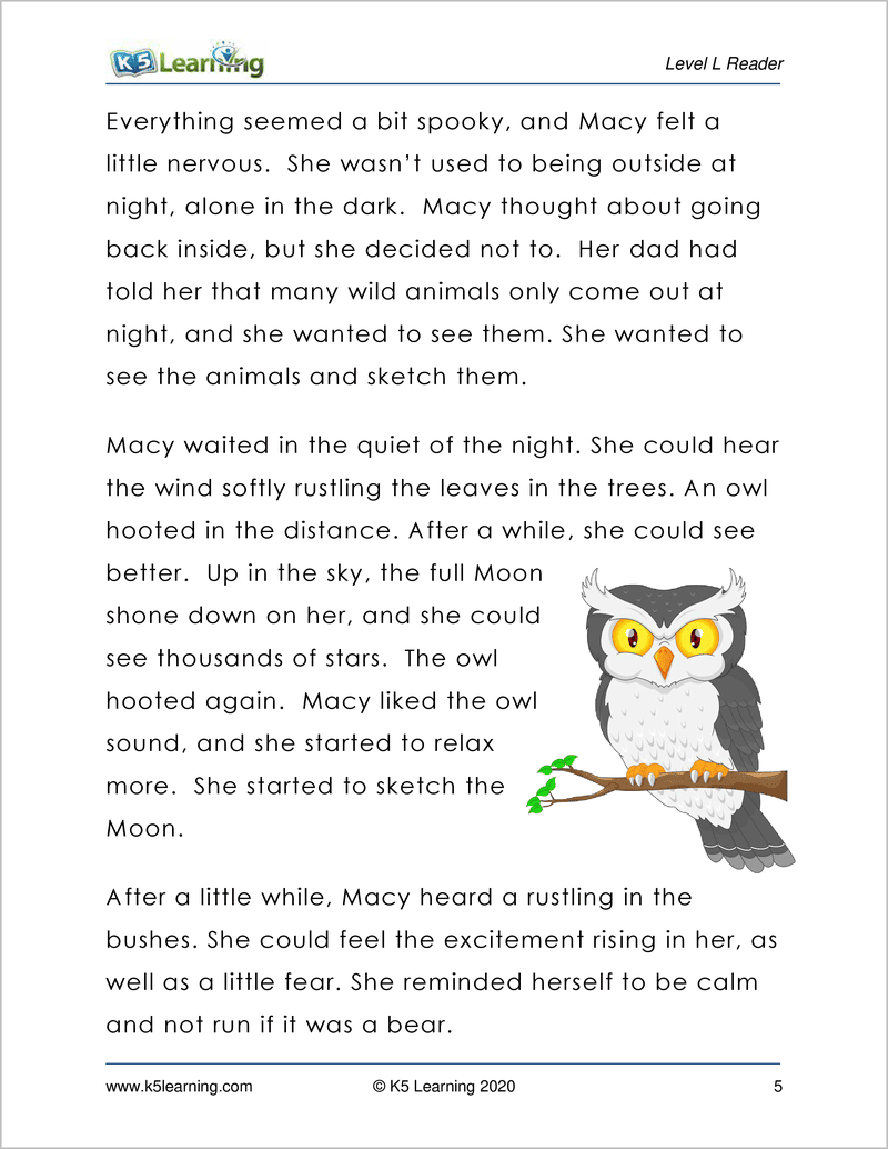 Grade 2 Reading Workbook Level L K5 Bookstore