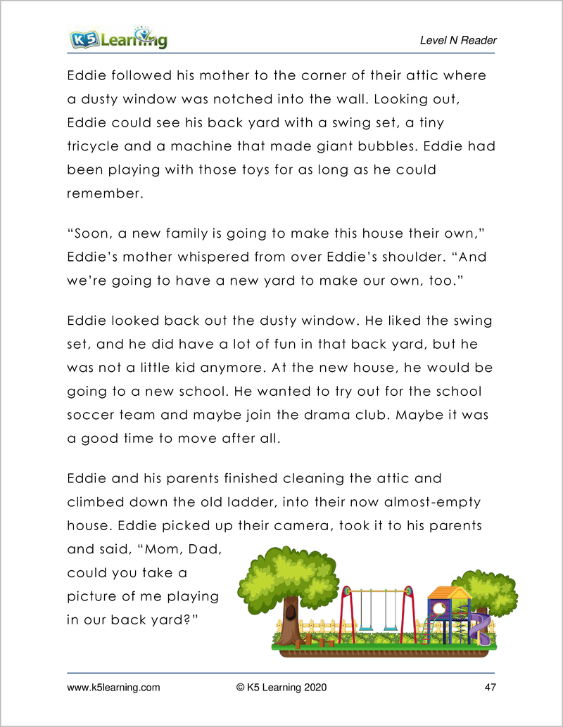 Grade 3 Reading Workbook Level N K5 Bookstore