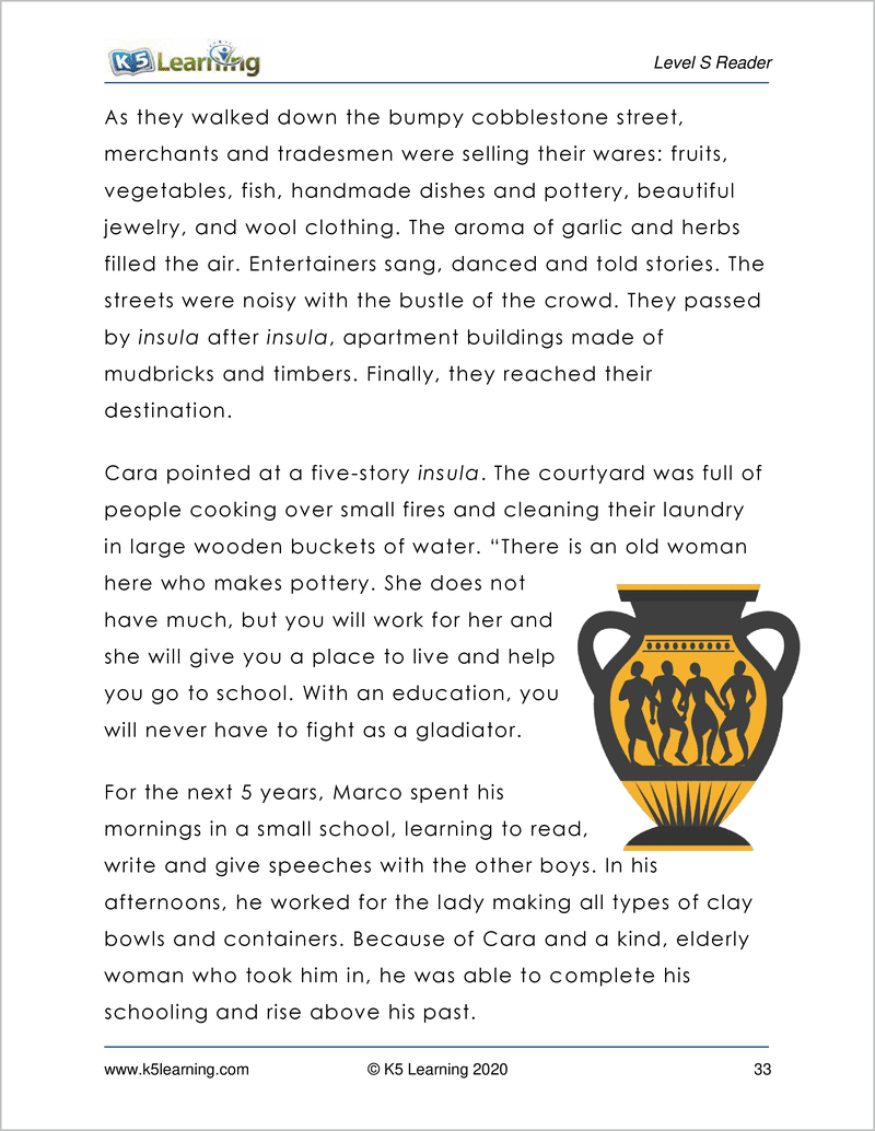 Grade 4 Reading Workbook Level S K5 Bookstore