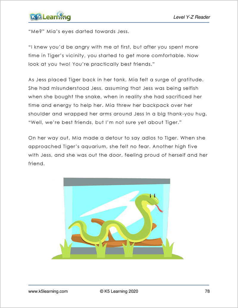 Grade 6 Reading Workbook Levels Y And Z K5 Bookstore