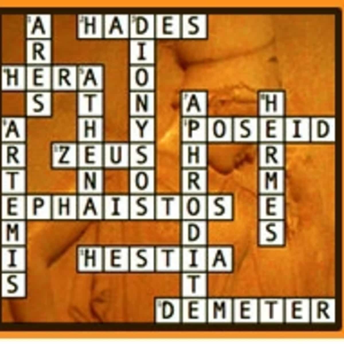 Greek Gods Crossword And Word Search Puzzles HubPages Greek Gods Crossword And Word Search Puzzles HubPages