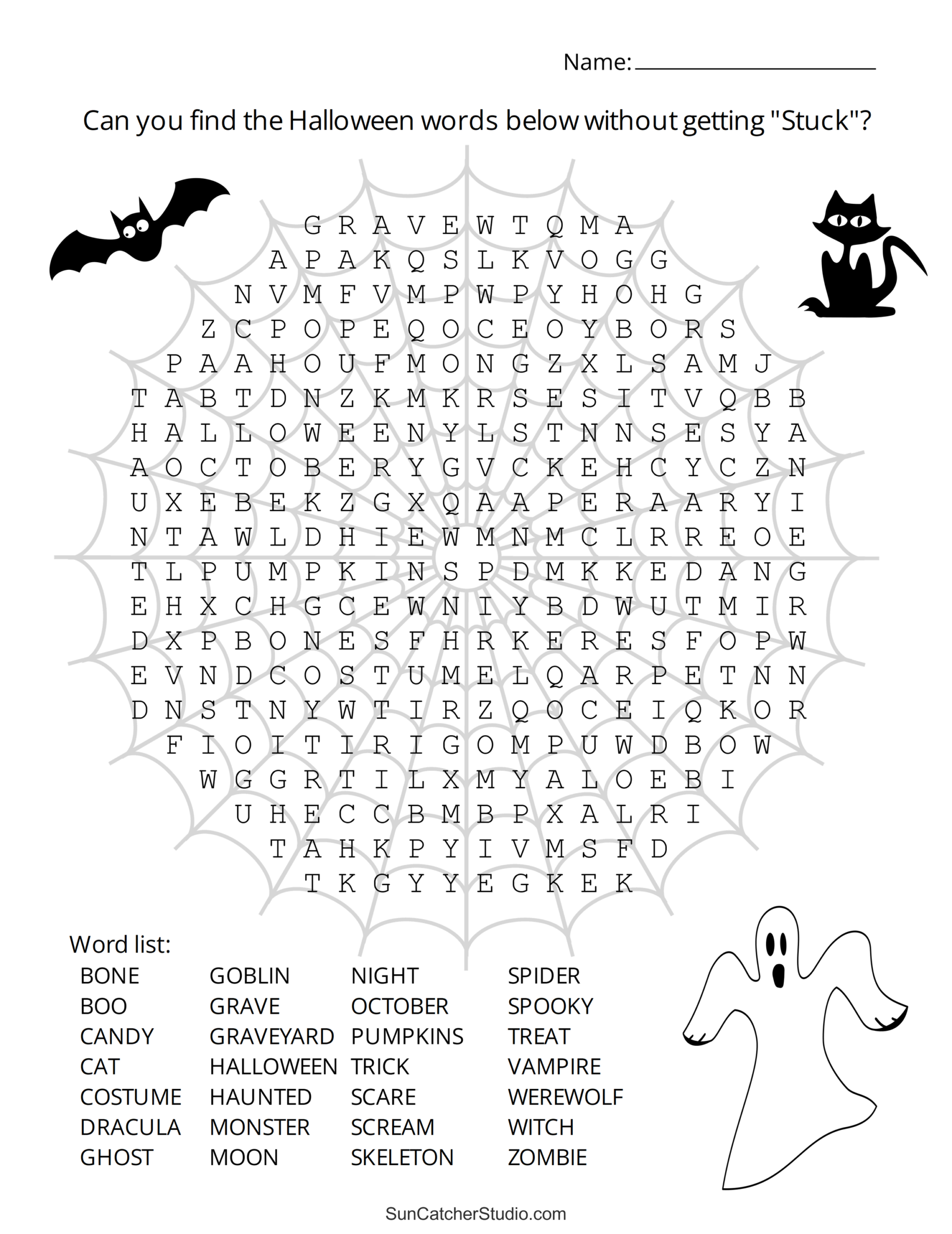 Halloween Word Search Free Printable Puzzles Free Printables Lettering SVG Files Tools Apps Halloween Word Search Free Printable Puzzles Free Printables Lettering SVG Files Tools Apps