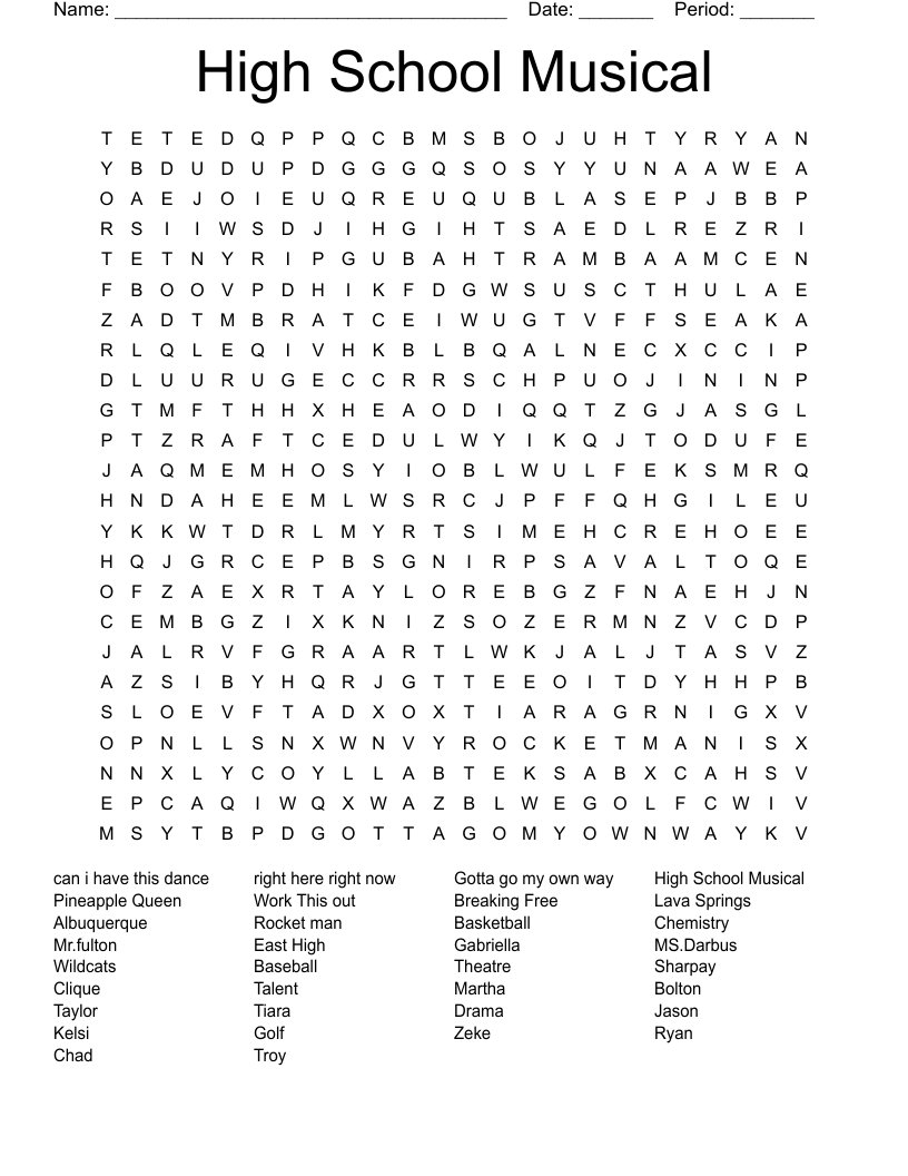 crossword puzzles for high schoolers crossword puzzles for high schoolers