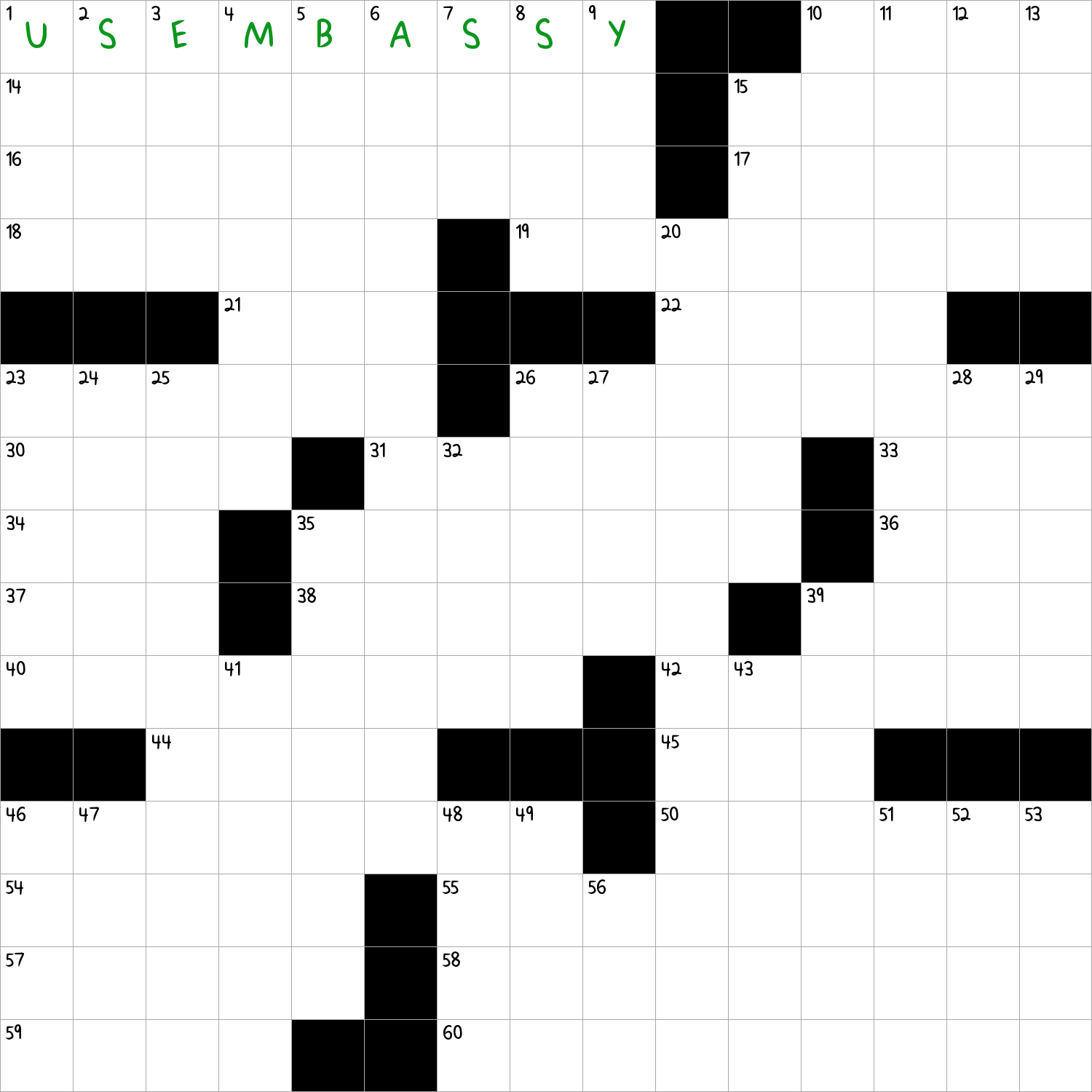 Home In The Country NYT Crossword Clue January 4 2025