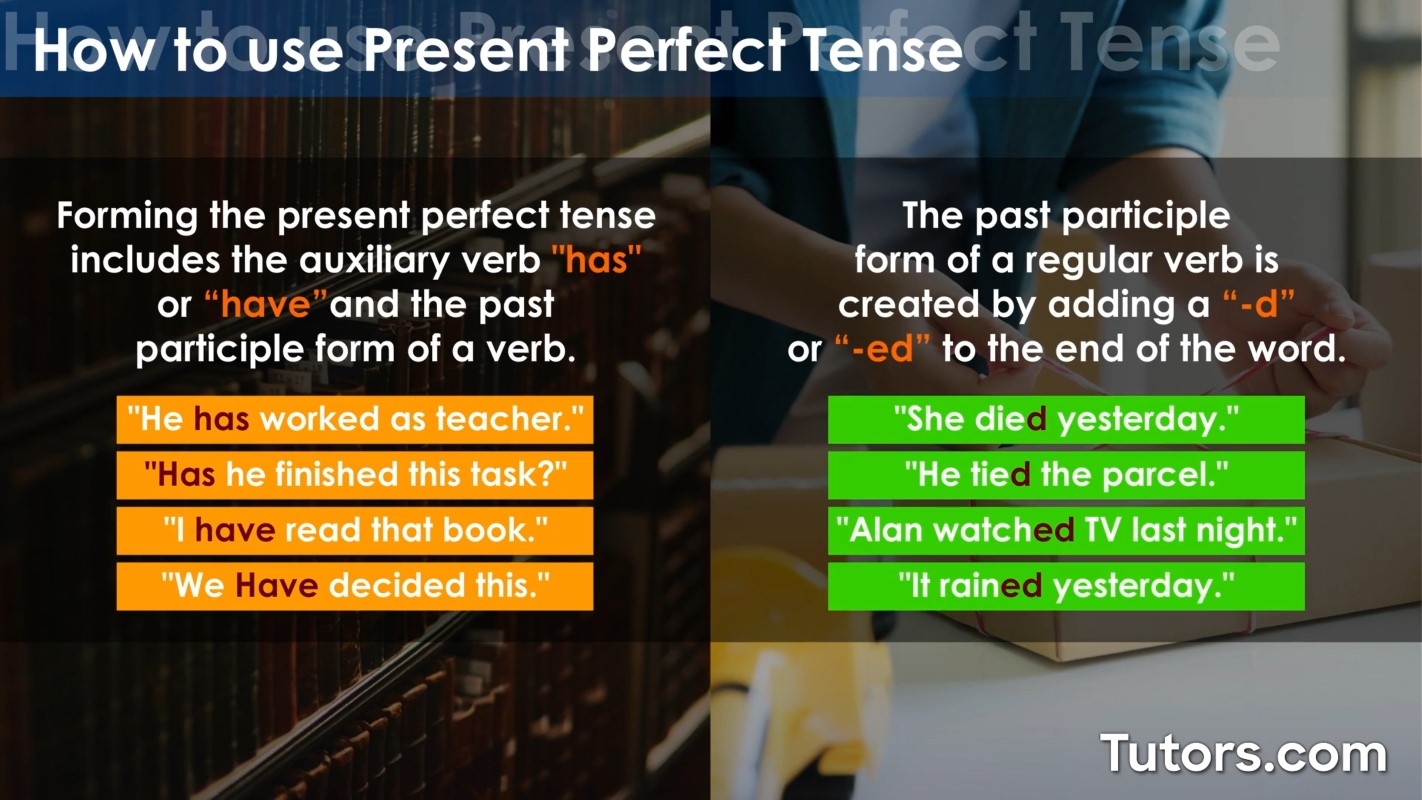 when to use present perfect tense