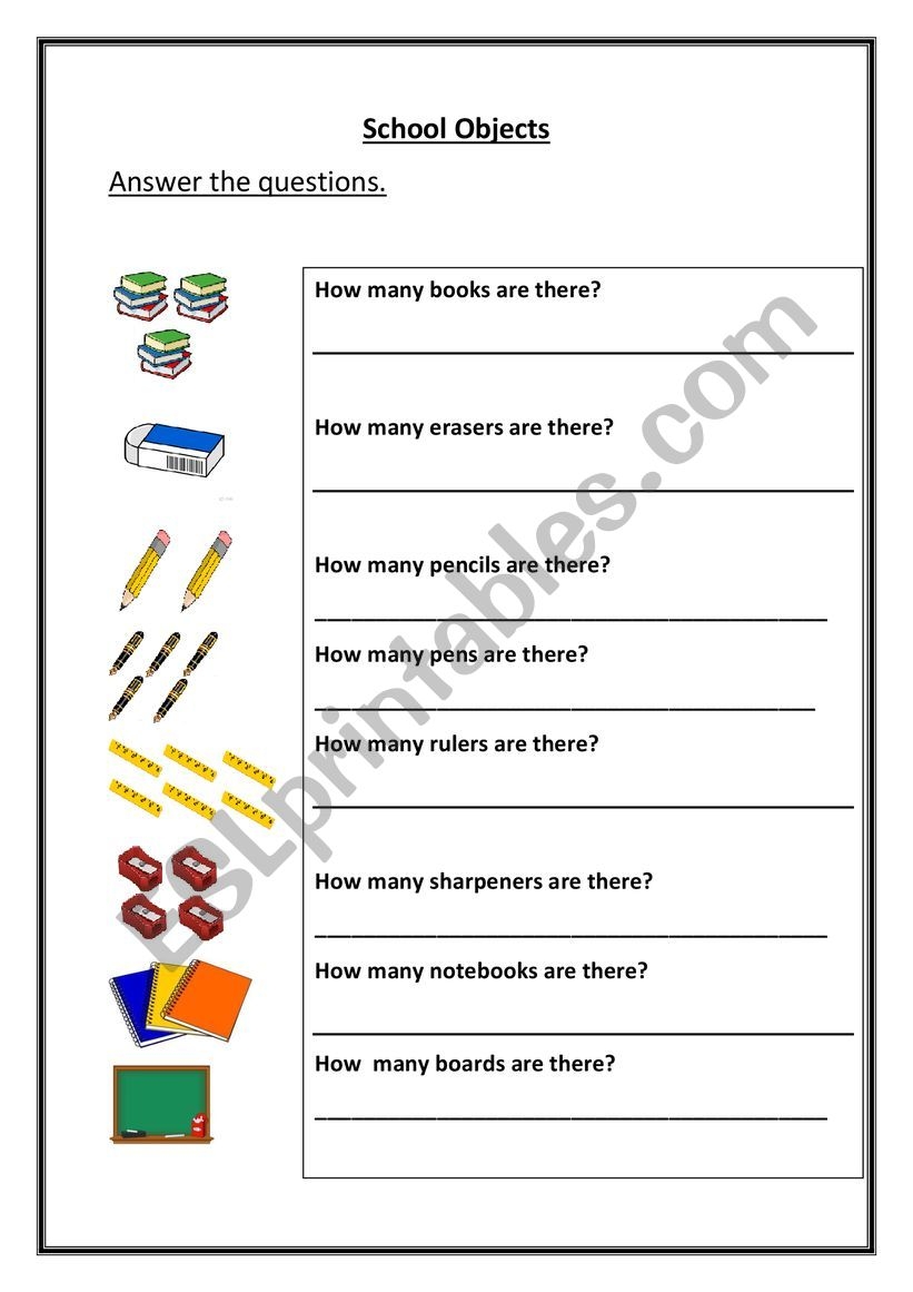 How Many There Is There Are ESL Worksheet By Ozlem elt Worksheets Library