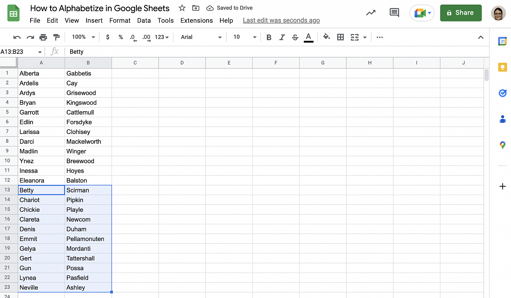 How To Alphabetize In Google Sheets Complete Guide Layer Blog