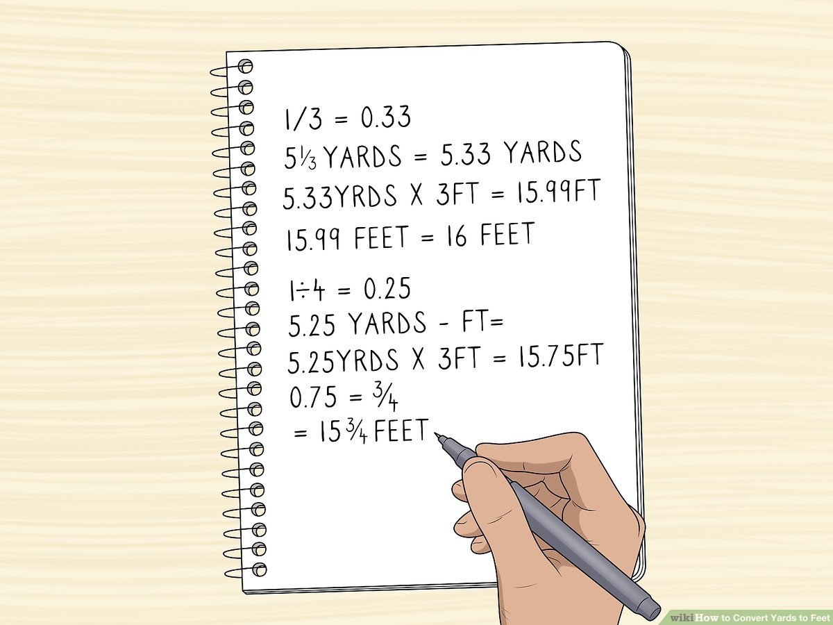 How To Convert Yards To Feet 6 Steps with Pictures WikiHow