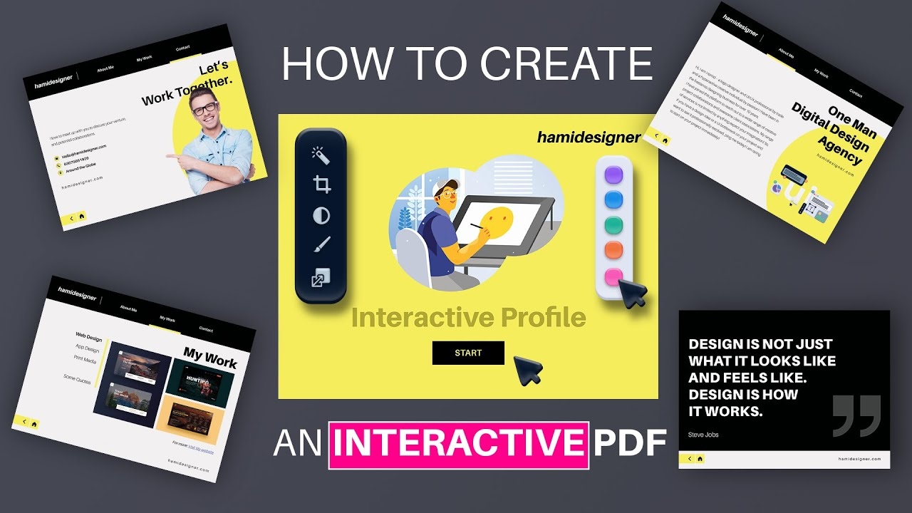 how to create an interactive pdf