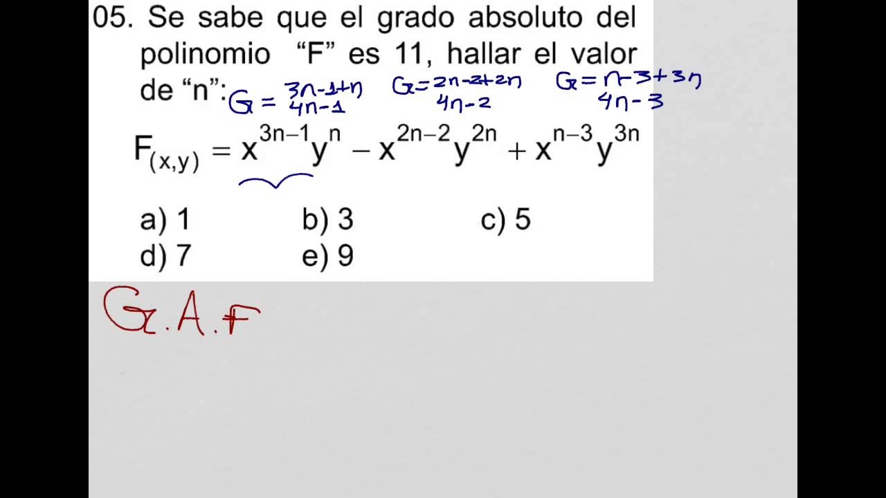 How To Find The Absolute Degree Of A Polynomial YouTube How To Find The Absolute Degree Of A Polynomial YouTube
