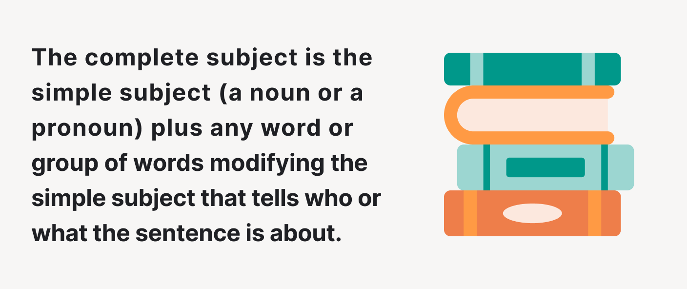 what is a complete subject in grammar